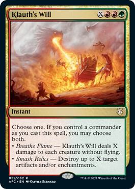 Klauth's Will [Commander: Adventures in the Forgotten Realms] 51