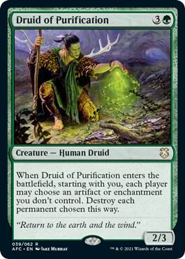 Druid of Purification [Commander: Adventures in the Forgotten Realms] 39