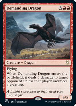 Demanding Dragon [Commander: Adventures in the Forgotten Realms] 120