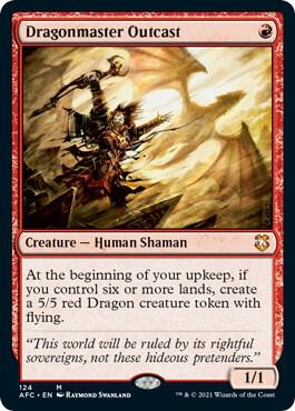 Dragonmaster Outcast [Commander: Adventures in the Forgotten Realms] 124