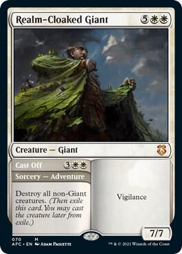 Realm-Cloaked Giant [Commander: Adventures in the Forgotten Realms] 70