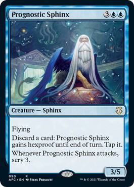 Prognostic Sphinx [Commander: Adventures in the Forgotten Realms] 90