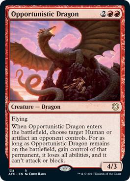 Opportunistic Dragon [Commander: Adventures in the Forgotten Realms] 134