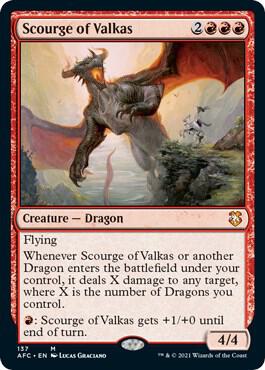 Scourge of Valkas [Commander: Adventures in the Forgotten Realms] 137