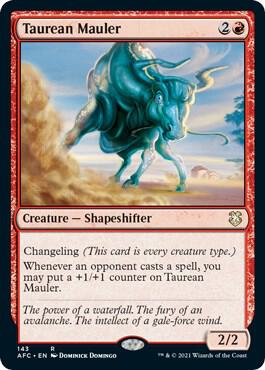 Taurean Mauler [Commander: Adventures in the Forgotten Realms] 143