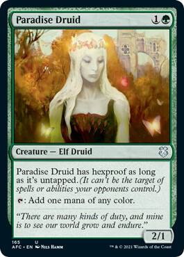 Paradise Druid [Commander: Adventures in the Forgotten Realms] 165