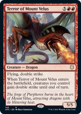 Terror of Mount Velus [Commander: Adventures in the Forgotten Realms] 145