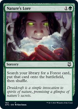 Nature's Lore [Commander: Adventures in the Forgotten Realms] 164