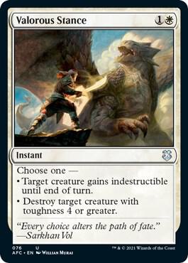 Valorous Stance [Commander: Adventures in the Forgotten Realms] 76