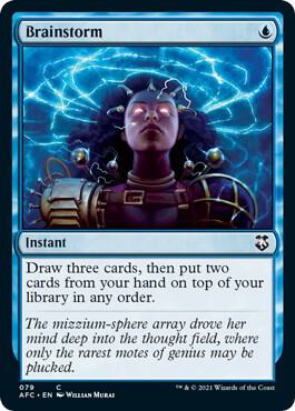 Brainstorm [Commander: Adventures in the Forgotten Realms] 79