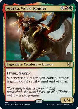 Atarka, World Render [Commander: Adventures in the Forgotten Realms] 176