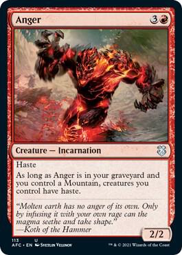 Anger [Commander: Adventures in the Forgotten Realms] 113