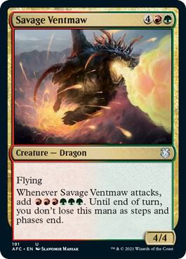 Savage Ventmaw [Commander: Adventures in the Forgotten Realms] 191