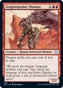 Dragonspeaker Shaman [Commander: Adventures in the Forgotten Realms] 330
