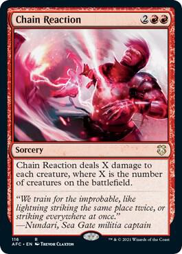 Chain Reaction [Commander: Adventures in the Forgotten Realms] 116