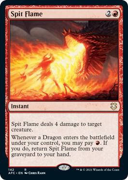 Spit Flame [Commander: Adventures in the Forgotten Realms] 142