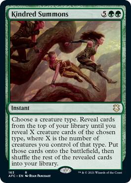 Kindred Summons [Commander: Adventures in the Forgotten Realms] 163