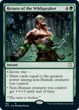 Return of the Wildspeaker [Commander: Adventures in the Forgotten Realms] 168