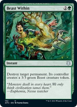 Beast Within [Commander: Adventures in the Forgotten Realms] 152