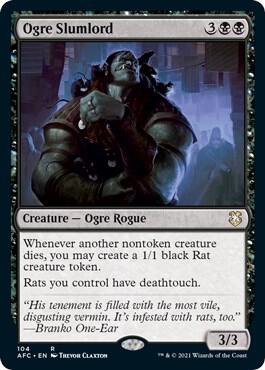 Ogre Slumlord [Commander: Adventures in the Forgotten Realms] 104
