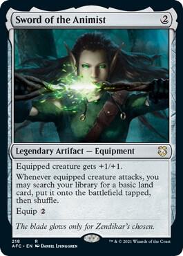 Sword of the Animist [Commander: Adventures in the Forgotten Realms] 218