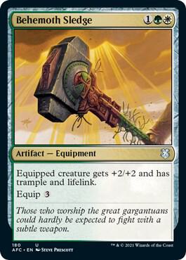 Behemoth Sledge [Commander: Adventures in the Forgotten Realms] 180