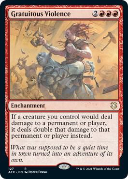 Gratuitous Violence [Commander: Adventures in the Forgotten Realms] 127