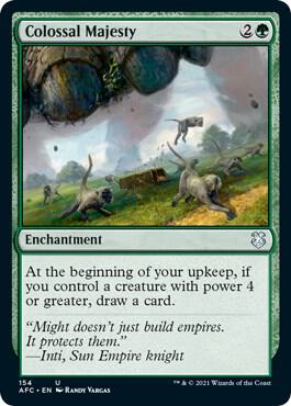 Colossal Majesty [Commander: Adventures in the Forgotten Realms] 154
