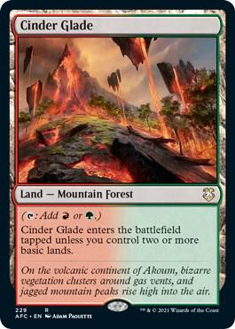 Cinder Glade [Commander: Adventures in the Forgotten Realms] 229
