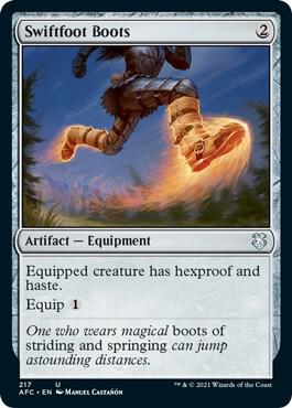 Swiftfoot Boots [Commander: Adventures in the Forgotten Realms] 217