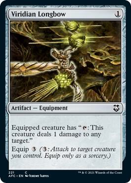 Viridian Longbow [Commander: Adventures in the Forgotten Realms] 221