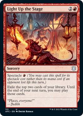 Light Up the Stage [Commander: Adventures in the Forgotten Realms] 131