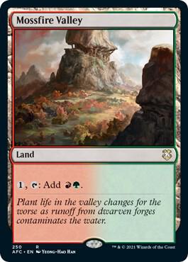 Mossfire Valley [Commander: Adventures in the Forgotten Realms] 250