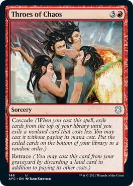 Throes of Chaos [Commander: Adventures in the Forgotten Realms] 146
