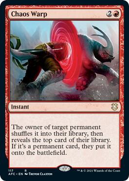 Chaos Warp [Commander: Adventures in the Forgotten Realms] 117