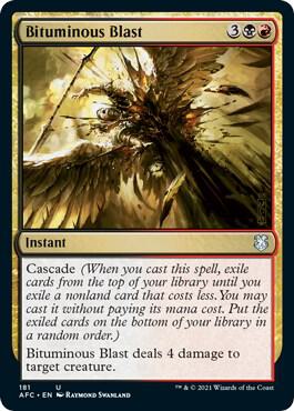 Bituminous Blast [Commander: Adventures in the Forgotten Realms] 181