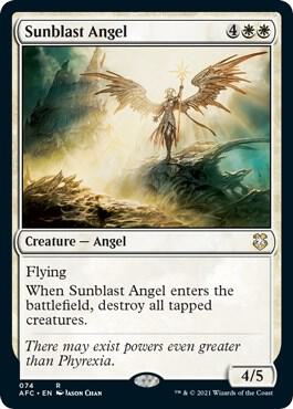 Sunblast Angel [Commander: Adventures in the Forgotten Realms] 74