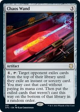 Chaos Wand [Commander: Adventures in the Forgotten Realms] 201