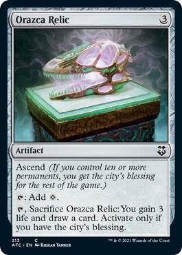Orazca Relic [Commander: Adventures in the Forgotten Realms] 213