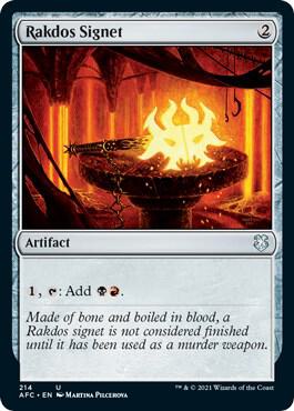 Rakdos Signet [Commander: Adventures in the Forgotten Realms] 214