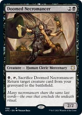 Doomed Necromancer [Commander: Adventures in the Forgotten Realms] 98