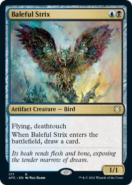 Baleful Strix [Commander: Adventures in the Forgotten Realms] 177
