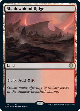 Shadowblood Ridge [Commander: Adventures in the Forgotten Realms] 259