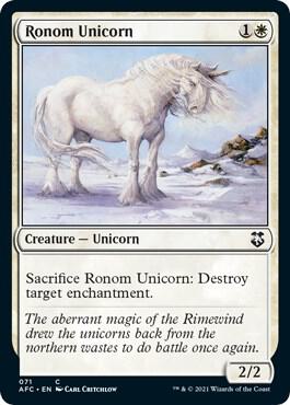Ronom Unicorn [Commander: Adventures in the Forgotten Realms] 71