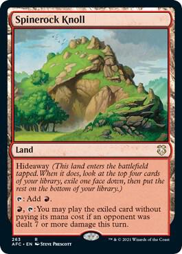 Spinerock Knoll [Commander: Adventures in the Forgotten Realms] 263