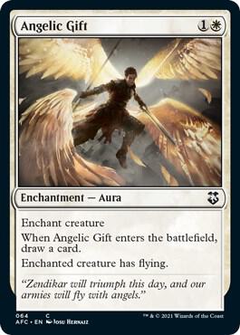 Angelic Gift [Commander: Adventures in the Forgotten Realms] 64