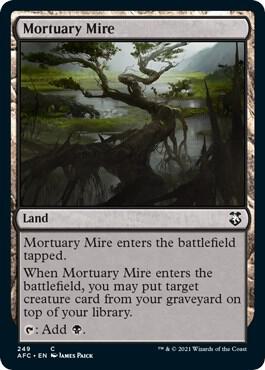 Mortuary Mire [Commander: Adventures in the Forgotten Realms] 249