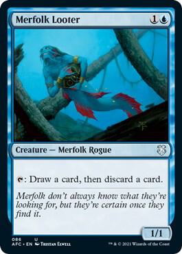 Merfolk Looter [Commander: Adventures in the Forgotten Realms] 86
