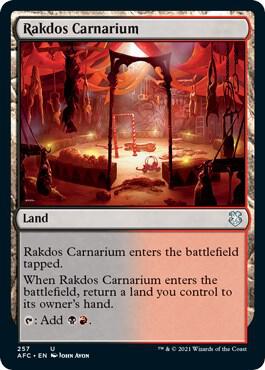 Rakdos Carnarium [Commander: Adventures in the Forgotten Realms] 257