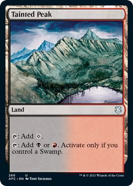 Tainted Peak [Commander: Adventures in the Forgotten Realms] 266